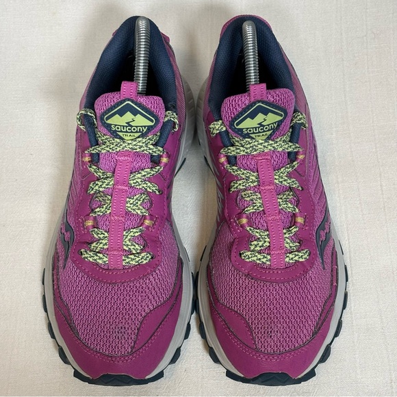 Saucony Excursion TR15 Trail Running Athletic Shoes-Purple-Women Size 9.5 - Picture 3 of 10